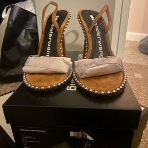 Alexander Wang Nova Suede Sandal